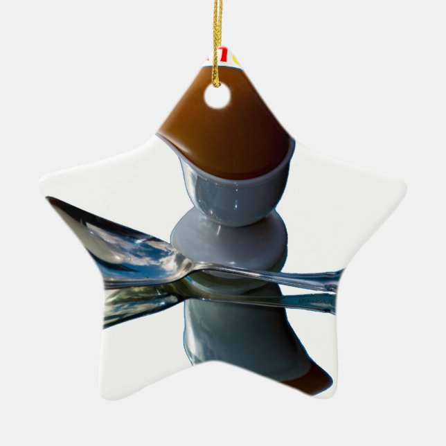 Adorno De Cerámica Diseños de cabeza de huevo (Frente)