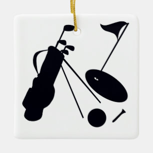 Adorno De Cerámica diseños de golf