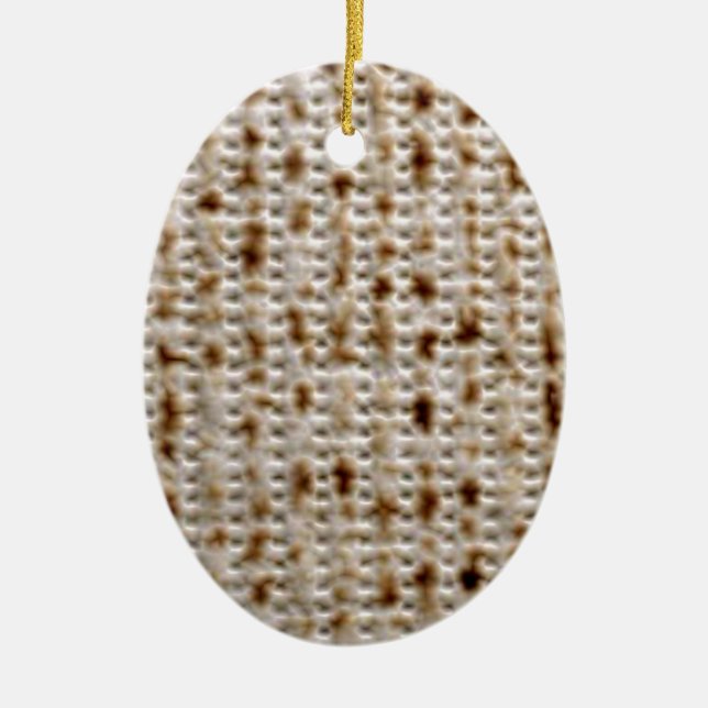 ADORNO DE CERÁMICA DISEÑOS DE MATZO PARA PESACH (Frente)