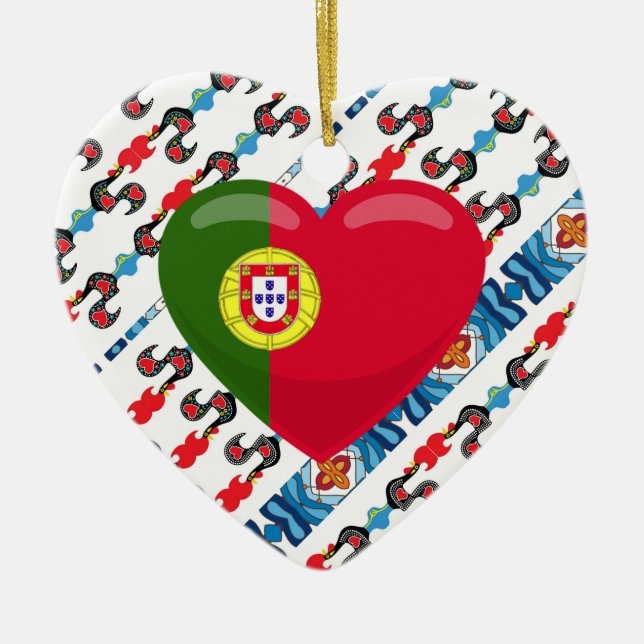 Adorno De Cerámica Diseños de Portugal (Frente)