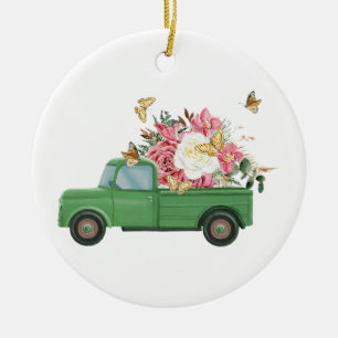 Adorno De Cerámica Diseños de sublimación de flores