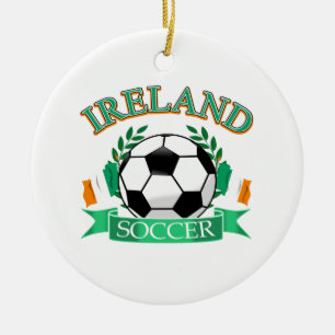 Adorno De Cerámica Diseños del balón de fútbol de Irlanda