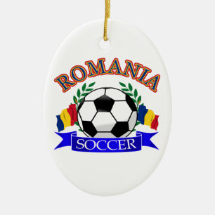 Adorno De Cerámica Diseños del balón de fútbol de Rumania