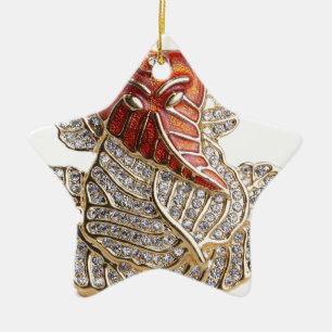 ADORNO DE CERÁMICA DISEÑOS DEL DIAMANTE DE GANESHJI
