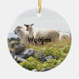 Adorno De Cerámica Diseños extravagantes - Oveja en un campo