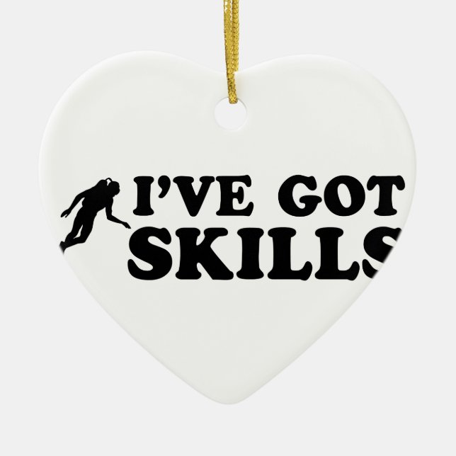 Adorno De Cerámica diseños frescos de la zambullida del equipo de (Frente)