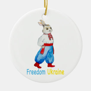 Adorno De Cerámica Disfraz folclórico ucraniano caucho estilizado con