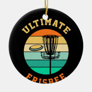 Adorno De Cerámica Disk Golf Ultimate Frisbee