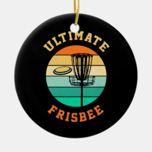 Adorno De Cerámica Disk Golf Ultimate Frisbee