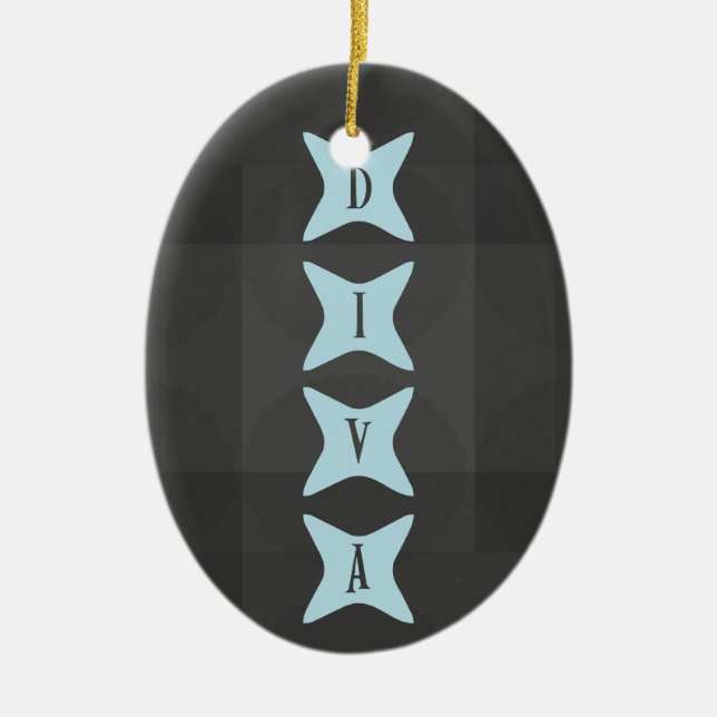 Adorno De Cerámica DIVA: Actitud victoriosa divinamente inspirada (Frente)