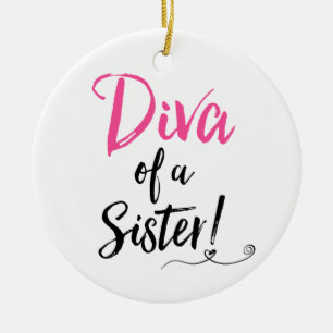 Adorno De Cerámica "Diva de una hermana" - ¡Increíble y fabuloso!