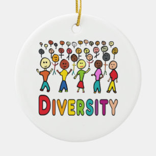 Adorno De Cerámica Diversidad