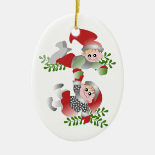 Adorno De Cerámica Diversión de navidades