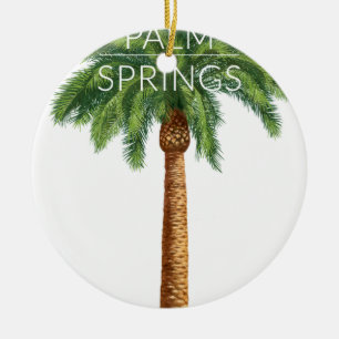 Adorno De Cerámica Diversión del verano del día de fiesta del Palm