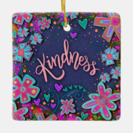 Adorno De Cerámica Diversión Floral Amabilidad Bonito Inespiritualida