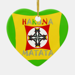 Adorno De Cerámica Diversión rastafari Color Rojo Verde Dorado
