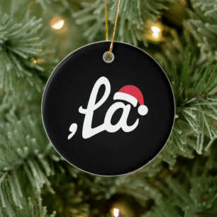 Adorno De Cerámica Divertida Kamala Harris 2024 Comma La Navidad