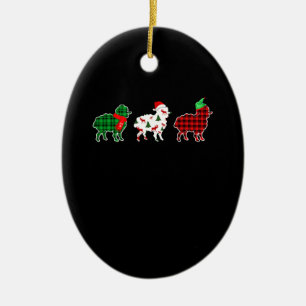 Adorno De Cerámica Divertidas ocurrencias navideñas   Regalo de plást