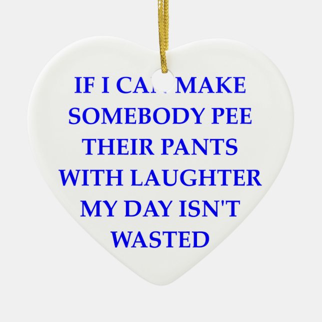 Adorno De Cerámica divertido (Frente)