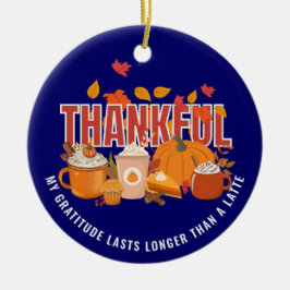 Adorno De Cerámica DIVERTIDO Agradecimiento MÁS QUE UN LATTE