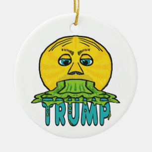 Adorno De Cerámica Divertido anti Trump