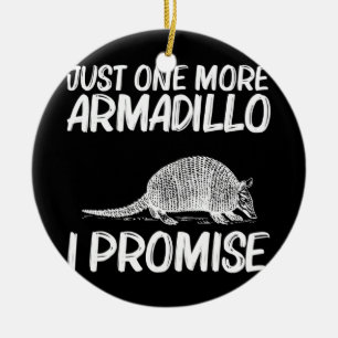 Adorno De Cerámica Divertido Armadillo Hombres Mujeres Armadillo Cute
