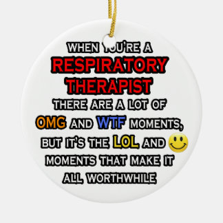Adorno De Cerámica Divertido Terapia Respiratoria ... OMG WTF LOL