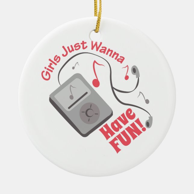 Adorno De Cerámica Diviértase (Frente)