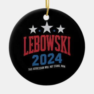 Adorno De Cerámica Diviértete Lebowski Votación Política Electoral 20
