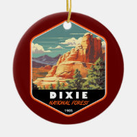 Dixie National Forest Utah Travel Art Vintage