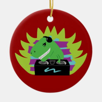 Adorno De Cerámica Dj-asaurus Rex