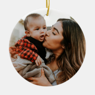 Adorno De Cerámica Doble cara 2 Personalizado de fotos