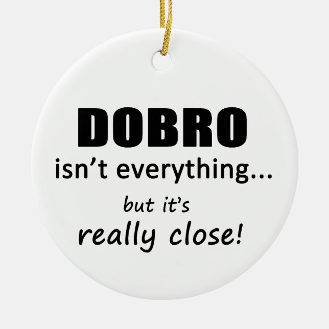 Adorno De Cerámica Dobro no es todo (Frente)