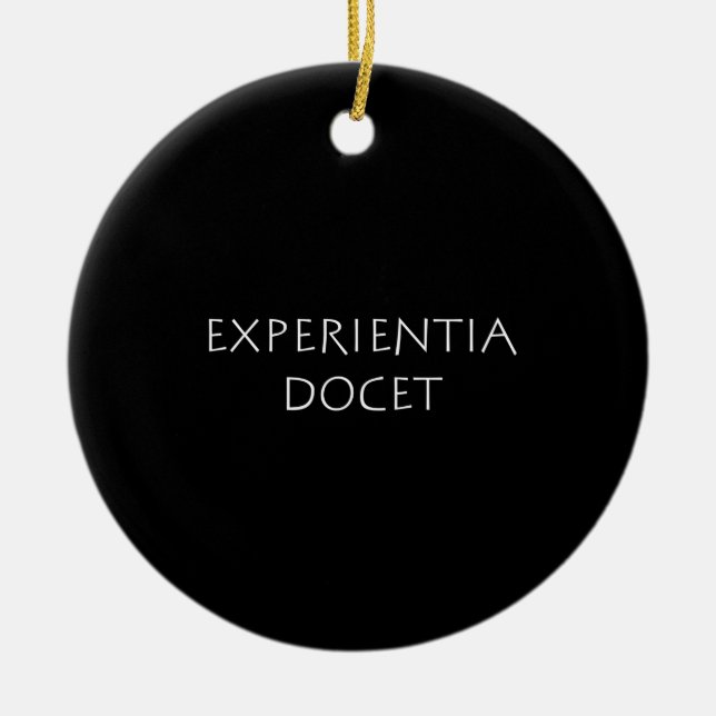 Adorno De Cerámica Docente de Experientia (Frente)