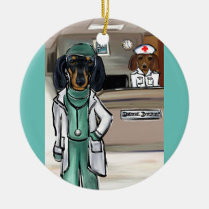 Adorno De Cerámica Doctor de Doxie