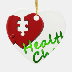 Adorno De Cerámica Doctor Enfermera Oficina Médica Negocio Paz Amor