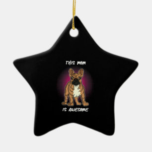 Adorno De Cerámica Dog Lovers Regalos de Bulldog franceses Mujeres