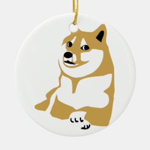 Adorno De Cerámica Doge - meme de internet
