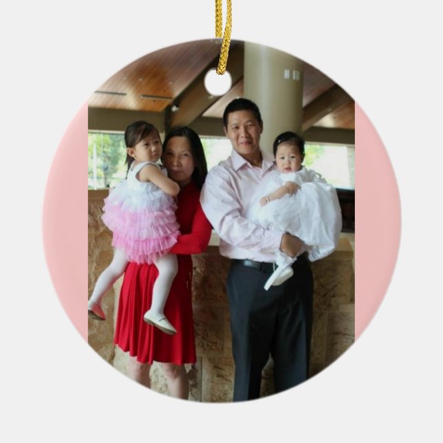 Adorno De Cerámica Domingo y familia (Frente)