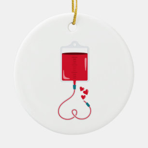 Adorno De Cerámica Donación de sangre
