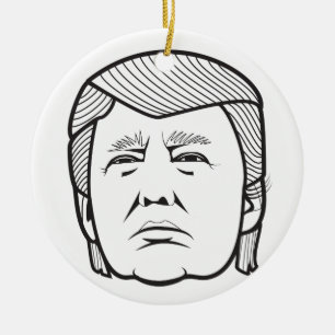 Adorno De Cerámica donald trump