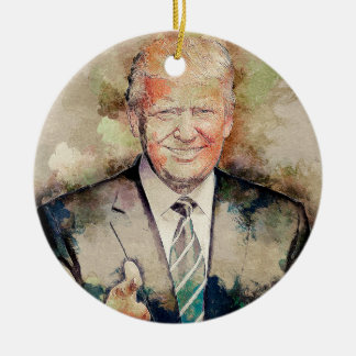 Adorno De Cerámica Donald Trump