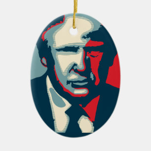 Adorno De Cerámica donald trump nope