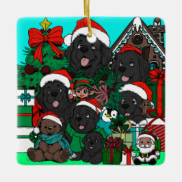 Adorno De Cerámica ¿Dónde está (Waldo) Newfy? (Rojo)