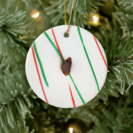 Adorno De Cerámica Donut Navidades congelados