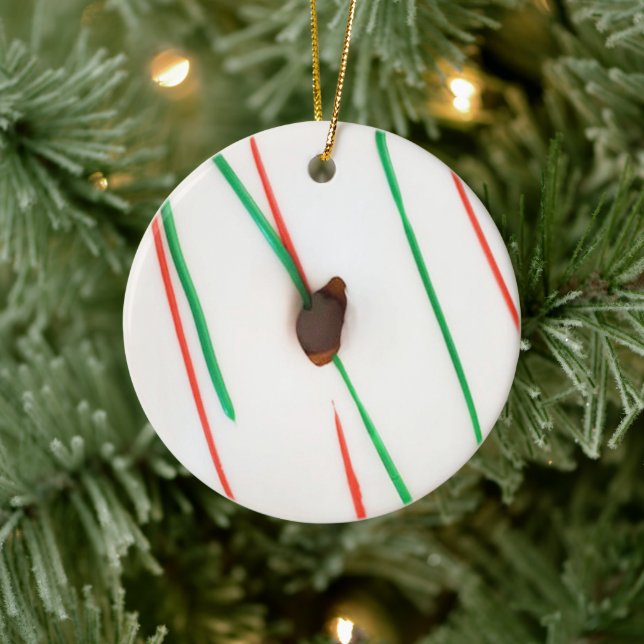 Adorno De Cerámica Donut Navidades congelados (Árbol)