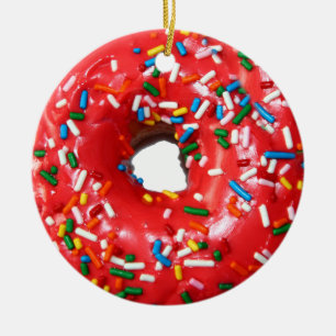 Adorno De Cerámica Donut Ornament
