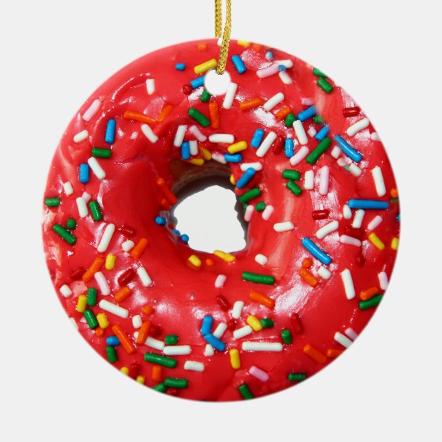 Adorno De Cerámica Donut Ornament (Frente)
