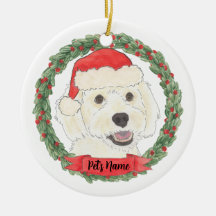 Doodle de Crema Blanca Personalizada de Navidad