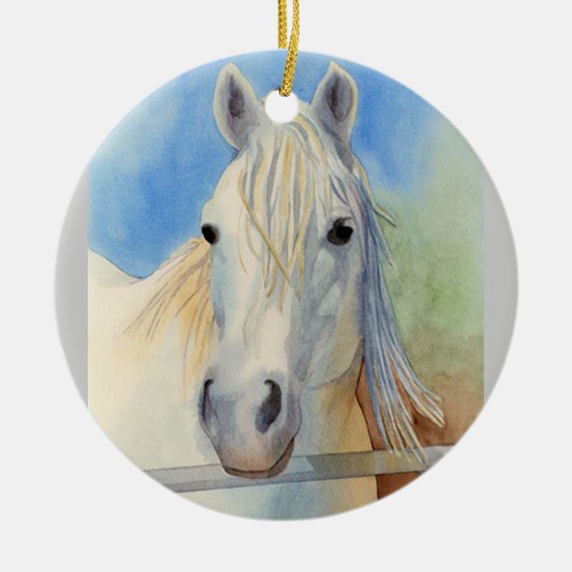 Adorno De Cerámica Doodle de la risita (Frente)